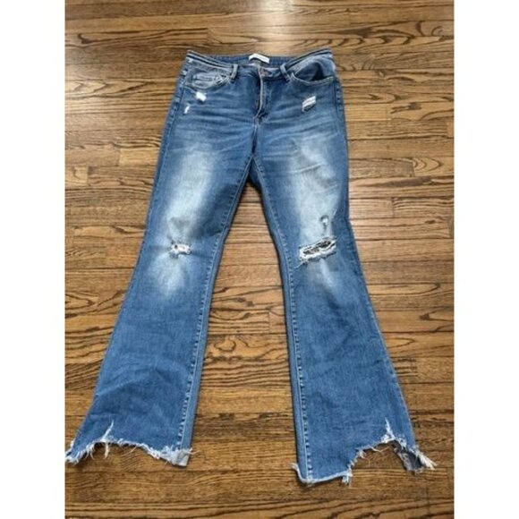 Lot of 3 Flying Monkey Sasha Mid Rise Ankle Flare Jeans Size 30 - Picture 4 of 7